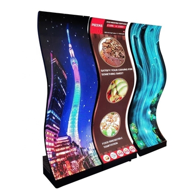 Màn hình hiển thị video Led linh hoạt P3.07mm cong được định hình tùy ý