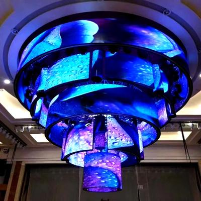 Màn hình hiển thị LED ngoài trời linh hoạt hình trụ cho các hình dạng đặc biệt