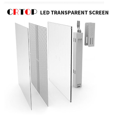 Màn hình LED kính trong suốt thương mại Màn hình hiển thị quảng cáo