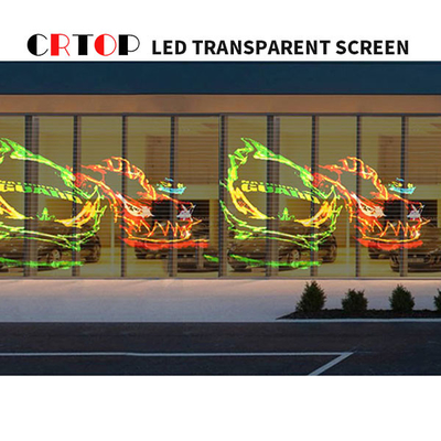 Màn hình LED kính trong suốt thương mại Màn hình hiển thị quảng cáo