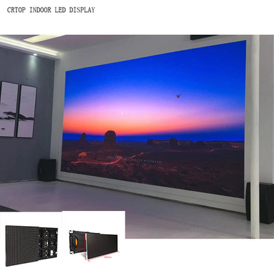 Màn hình bảng điều khiển LED trong nhà P3mm Kích thước tủ 576X576mm Hộp đúc