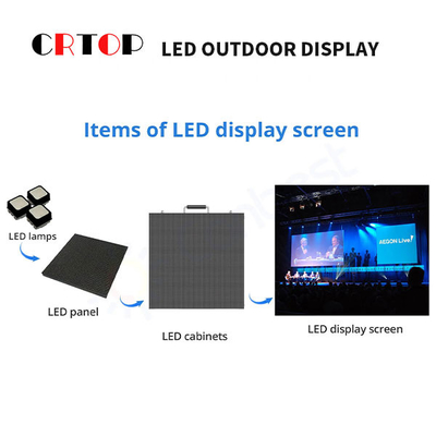Màn hình quảng cáo LED ngoài trời thương mại Bảo vệ chống rò rỉ cao