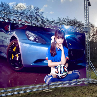 P10 Màn hình quảng cáo kỹ thuật số ngoài trời LED Video Wall Làm mới bình thường