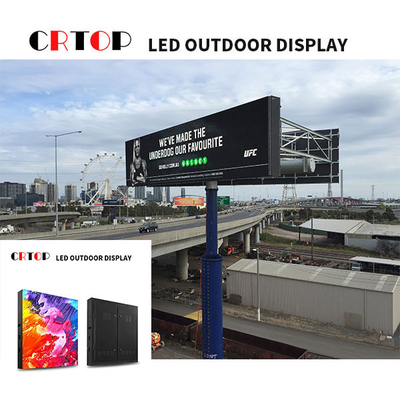 Màn hình quảng cáo LED ngoài trời 16 bit thang độ xám cho các tòa nhà văn phòng