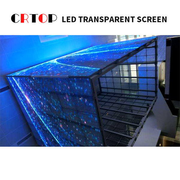 Màn hình LED kính trong suốt thương mại Màn hình hiển thị quảng cáo
